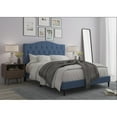 thumbnail image 1 of Mason Tufted Upholstered Platform Bed Denim Blue - Full, 1 of 5