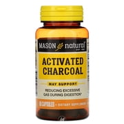 Mason Vitamins Activated Vegetable Charcoal 60 Capsule