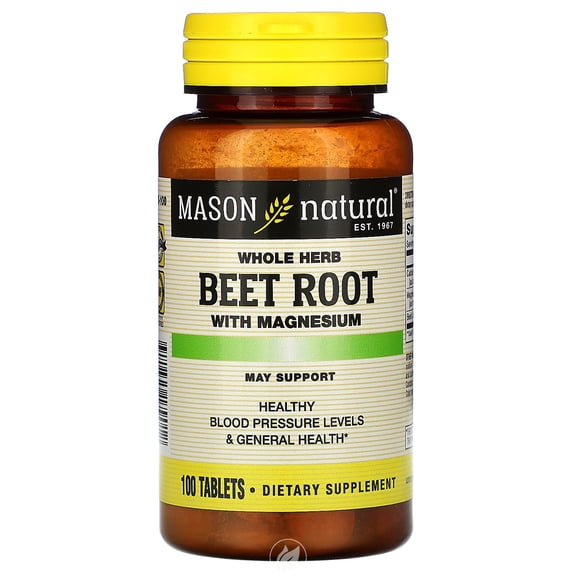 Mason Vitamins Beet Root With Magnesium 100Tab