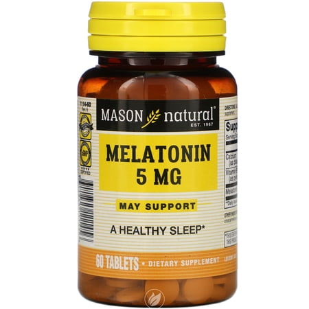 Mason Vitamins Melatonin 5 mg 60 Tablet
