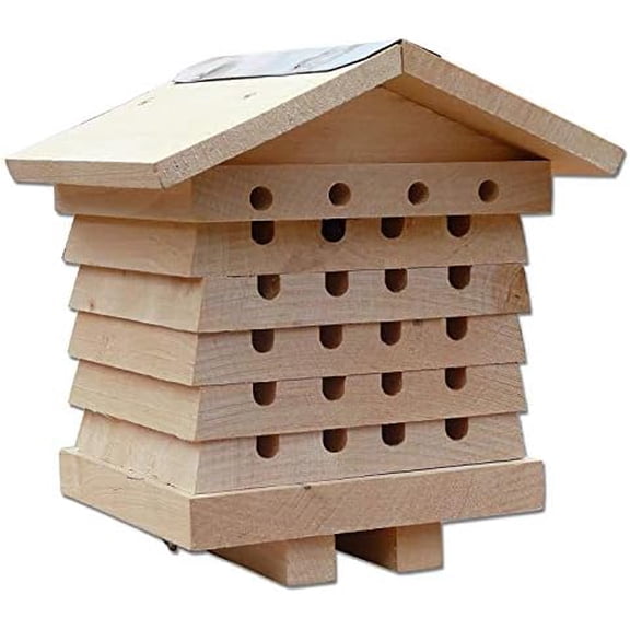 Mason and Leafcutter Cedar Solitary Bee House$$Animal Other