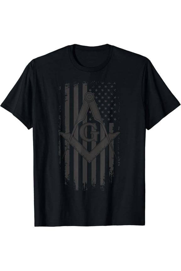 Masonic American Flag Square and Compass - Freemason T-Shirt T-Shirt mens t shirt,black,women,funny,misfits,men,journey