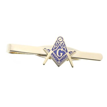 Freemason Masonic Tie Bar – Gold Tone, Lodge Apparel Accessory