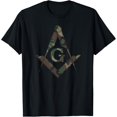 thumbnail image 1 of Masonic Camo Square and Compass - Freemason T-Shirt T-Shirt mens t shirt，black，women，funny，misfits，men，journey, 1 of 4