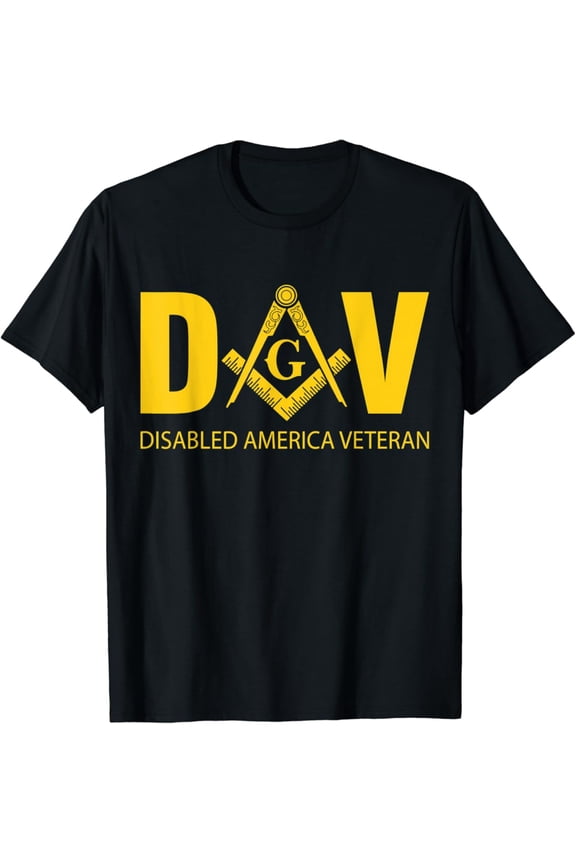 Masonic DAV Disable America Masons Symbol T-Shirt