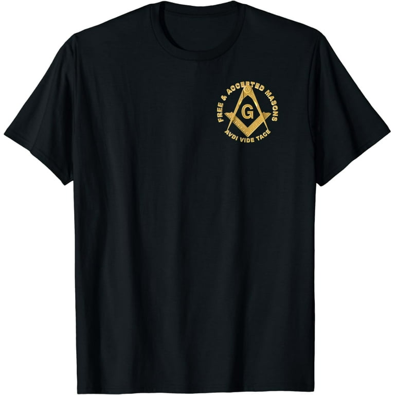 Masonic F & Am Masons Square & Compass Freemason T-Shirt Masonic F & Am Masons Square & Compass Freemason T-Shirt