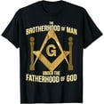 thumbnail image 1 of Masonic Fatherhood Square & Compass Freemason T-Shirt mens t shirt，black，women，funny，misfits，men，journey, 1 of 4