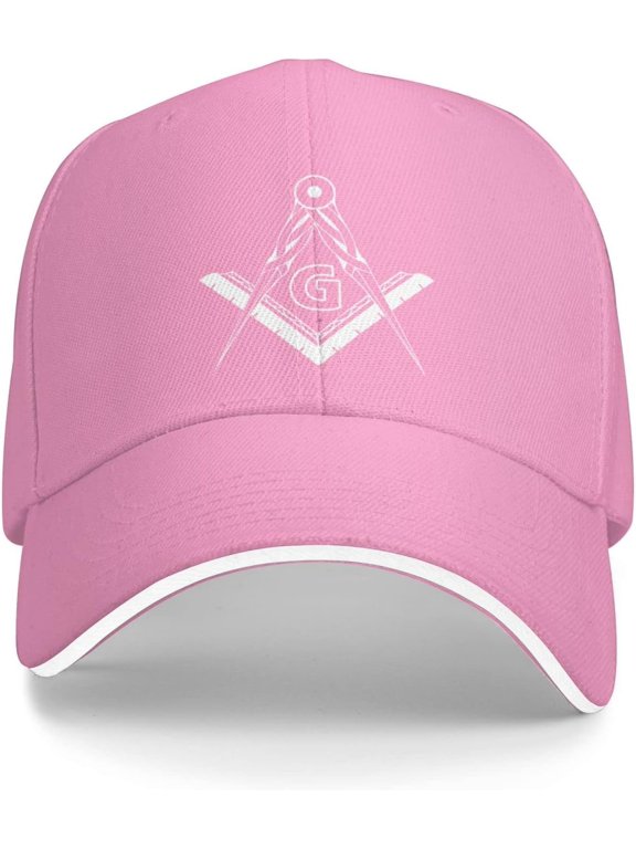 Masonic Freemasonry symbol Baseball Cap Summer Sun Hat Gift Women Trucker Hat Snapback Hat Men Dad Hat Black