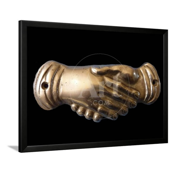Masonic Handshake Symbol, End of 19th C, Framed Art Print Wall Art Sold by Art.Com