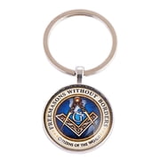Masonic Keyring Masonic Symbolic, Perfect for Freemasons & Collectors, Keys Organizer