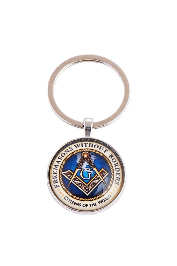 Masonic Keyring Masonic Symbolic, Perfect for Freemasons & Collectors, Keys Organizer