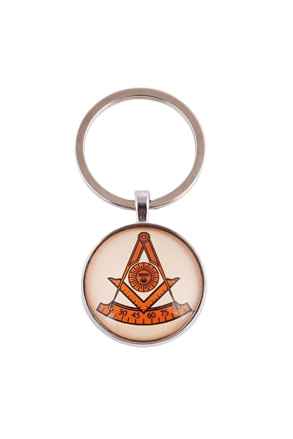 Masonic Keyring Masonic Symbolic, Perfect for Freemasons & Collectors, Keys Organizer