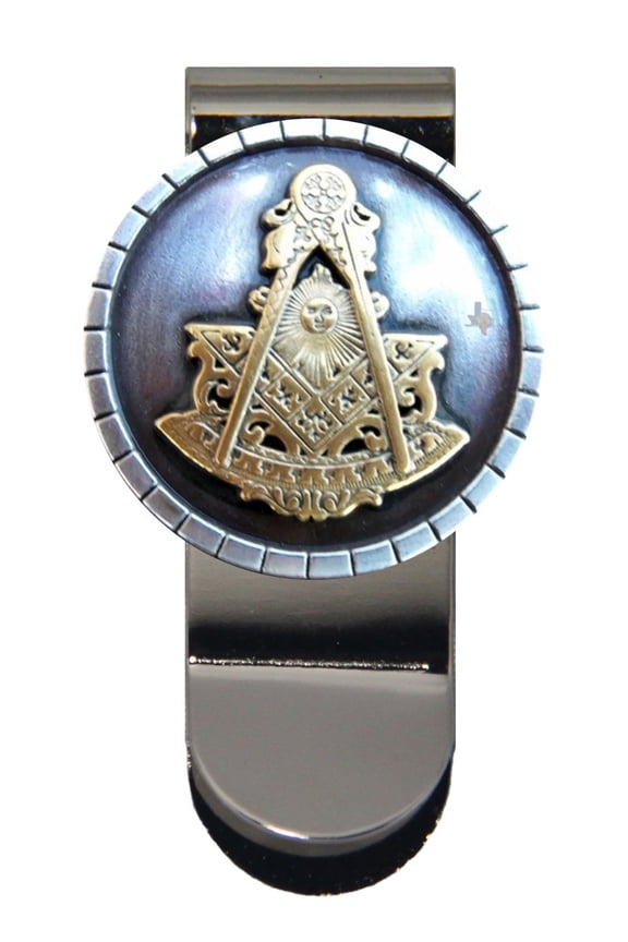 Masonic Past Master Money Clip
