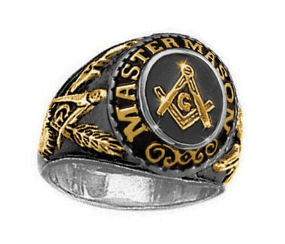 Masonic Rings Gold Steel Freemason College Masonic Jamaica Ubuy