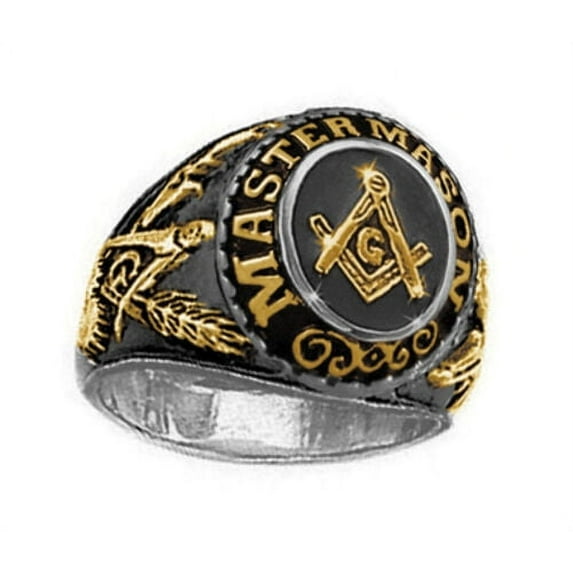 Masonic Rings Gold & Steel Freemason College Masonic rings for sale