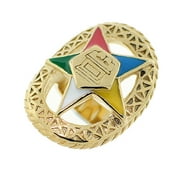 Masonic Rings Order of the Eastern Star Ring - Gold Color Web OES Rings