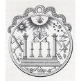 thumbnail image 1 of Masonic Seal Engraving From The Book The History Of Freemasonry Volume Iii, 1 of 2