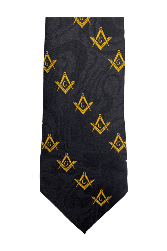 Masonic Square & Compass Religious Neck tie sku 1059