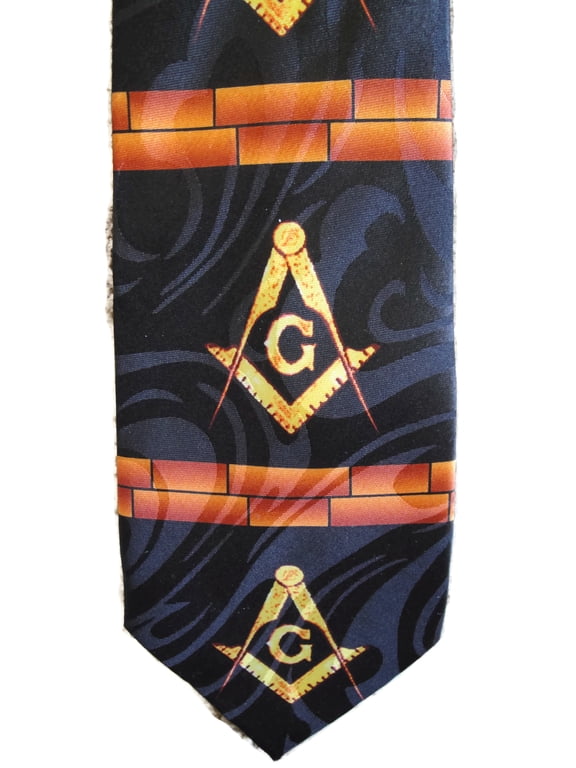 Masonic Square & Compass Religious Neck tie sku 1060