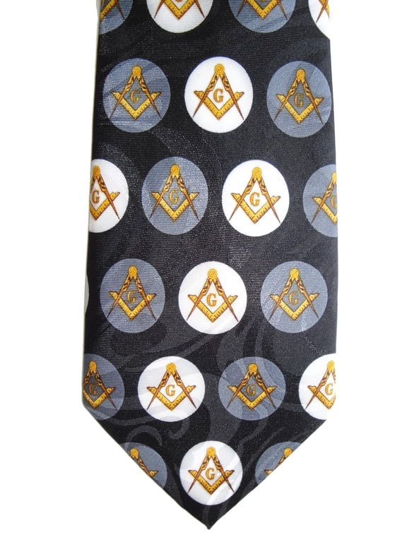 Masonic Square & Compass Religious Neck tie sku 1061