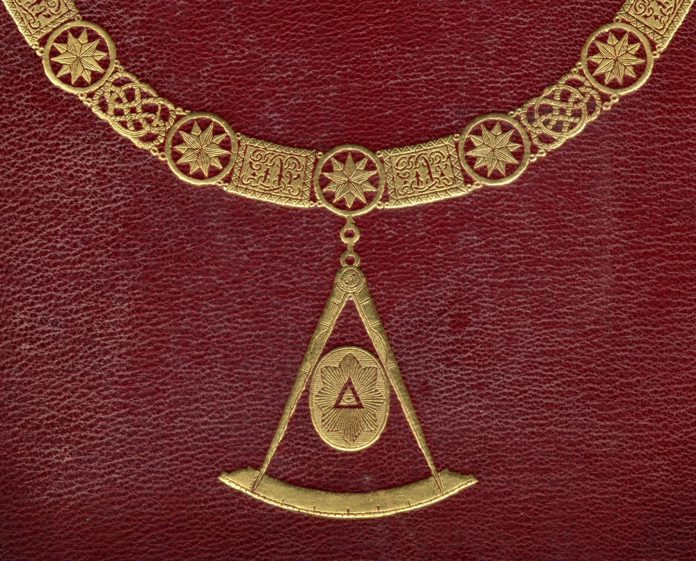 Masonic Symbols From Cover Of The History Of Freemasonry Published By Thomas C Jack London 1883 Canvas Art - Ken Welsh Design Pics (16 x 13)