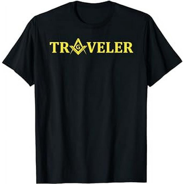 Mens Masonic Traveler Square And Compass - Freemason T-Shirt Mens Masonic Traveler Square And Compass - Freemason T-Shirt