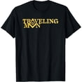 thumbnail image 1 of Masonic Traveling Man Square & Compass Freemason T-Shirt mens t shirt，black，women，funny，misfits，men，journey, 1 of 4