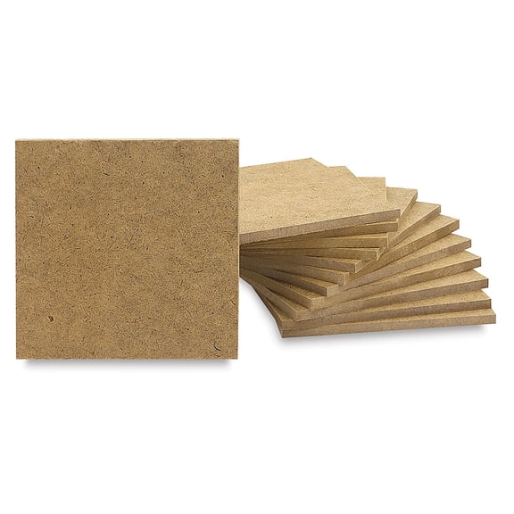 Masonite Craft Bases Pack - Pkg of 12