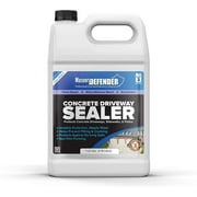 MasonryDefender 1 Gallon Penetrating Concrete Sealer for Driveways, Patios, Sidewalks - Clear Water-Based Silane Siloxane Sealer Water Repellent