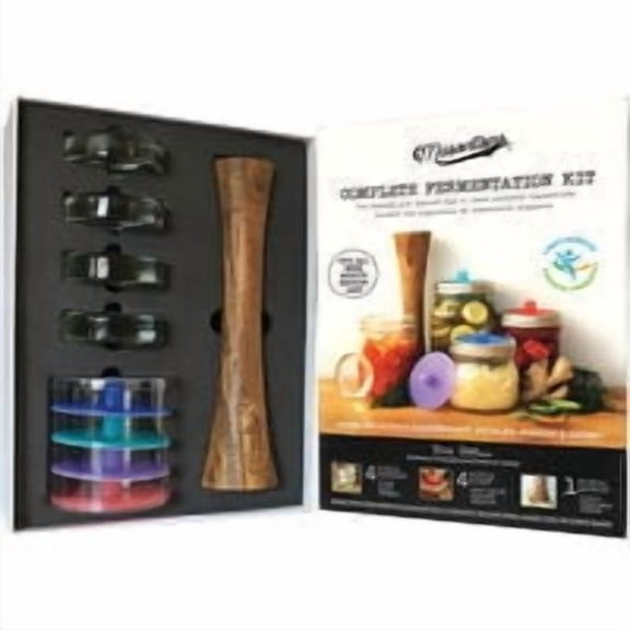 Masontops Mason Jar Complete Fermentation Kit - Pack of 10