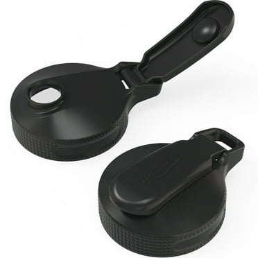 Masontops Multi Tops Flip Cap Lid for Regular Mouth Mason Jar, Black