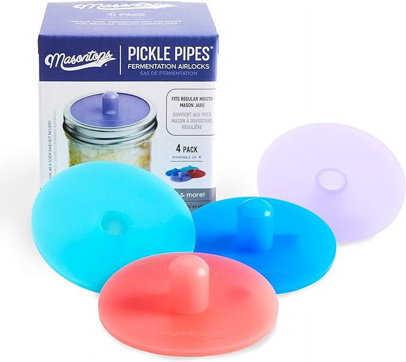 Masontops Pickle Pipes Airlock Fermentation Lids Fermentation Kit