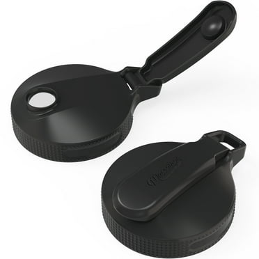 Mason tops Multi Top Flip Cap Lid for Wide Mouth Mason Jars, Black