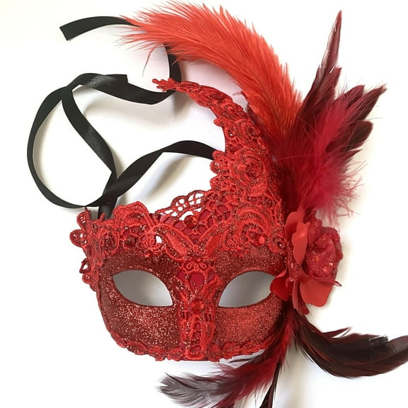 MasqStudio Brocade Lace Masquerade Ball Mask Burlesque Mardi Gras Birthday Prom Wedding Party