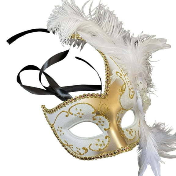 MasqStudio Brocade Lace Masquerade Ball Mask Burlesque Mardi Gras Birthday Prom Wedding Party