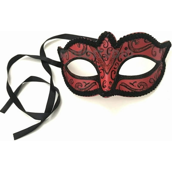 MasqStudio Girls Black Gold Silver Masquerade Ball Mask Cosplay Mardi Gras Prom Dance Birthday Bachelor Party