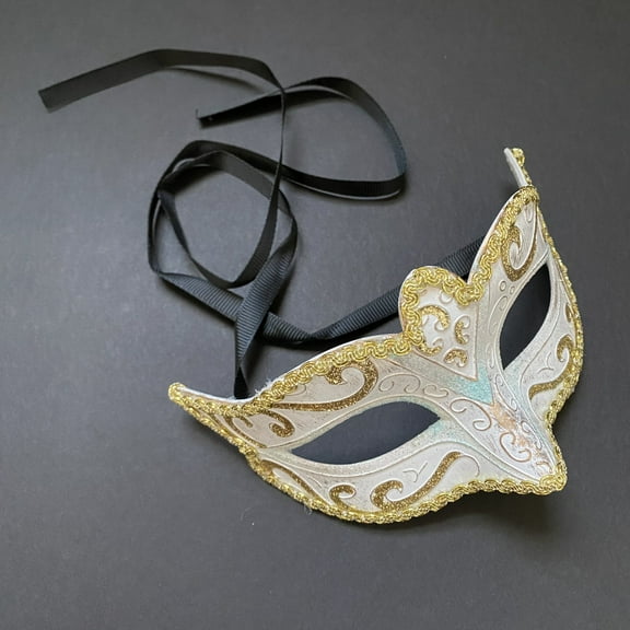 MasqStudio Girls Black Gold Silver Masquerade Ball Mask Cosplay Mardi Gras Prom Dance Birthday Bachelor Party