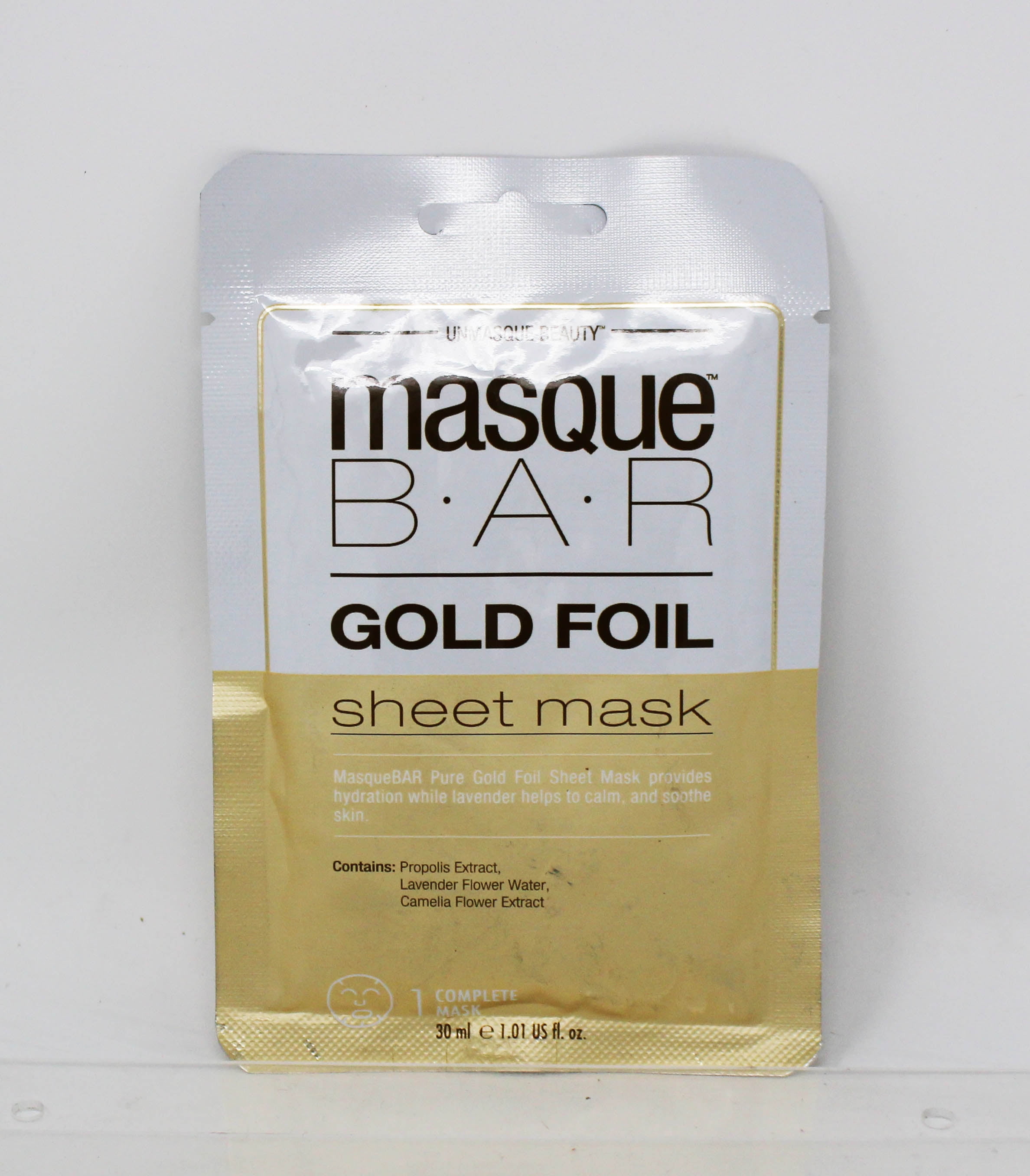 Masque Bar Gold Foil Sheet Mask 1.01 Ounce