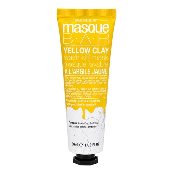 Masque Bar Yellow Clay Wash Off Mask 1 fl oz
