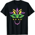 thumbnail image 1 of Masquerade Carnival Costume Party Men Women Gift Mardi Gras T-Shirt tee, 1 of 4