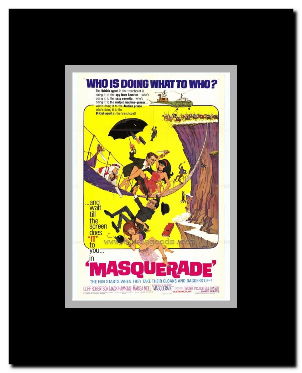 Masquerade Framed Movie Poster
