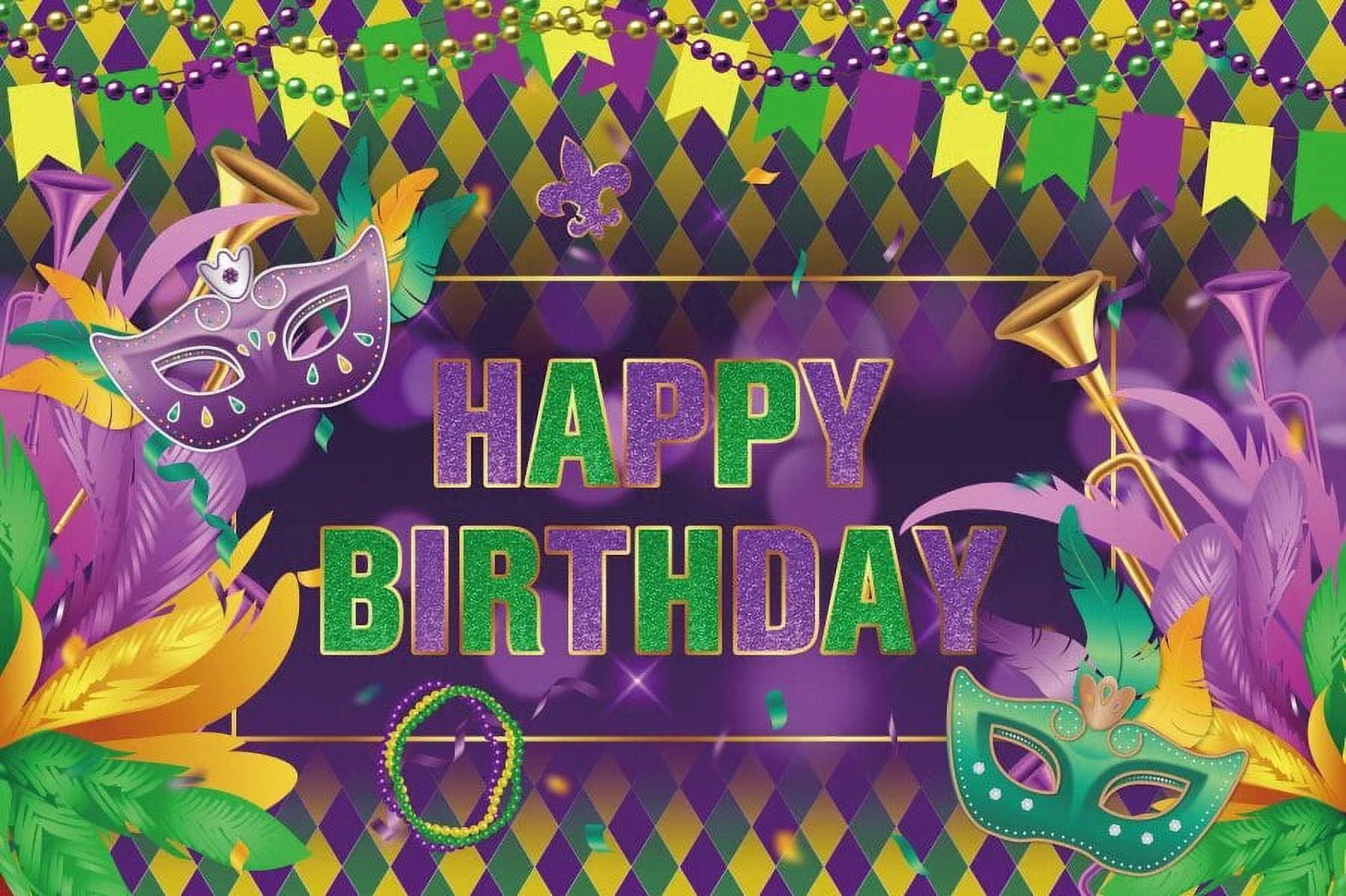 mardi gras birthday meme