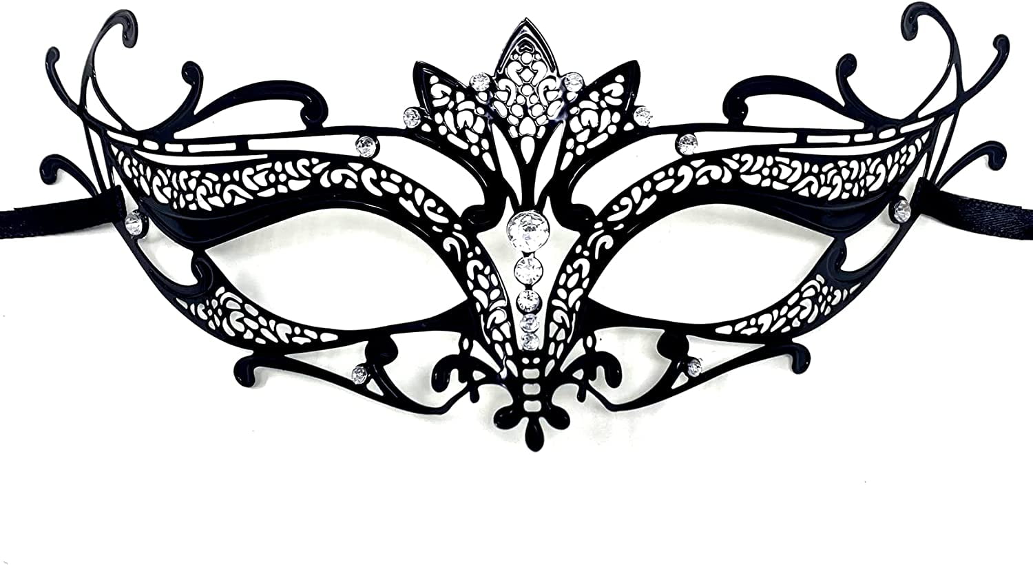 Masquerade Mask For Women Lady Girls Costume Metal Mask