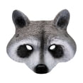 thumbnail image 1 of Masquerade Mask Raccoon Animal Design 1 Pack Halloween Accessory for Party Photo Props and Themed Event Dress Up, 1 of 6