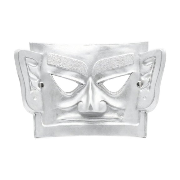 Masquerade Mask Silver Face Mask for Halloween Party Supplies Themed Event Carnival Accessory