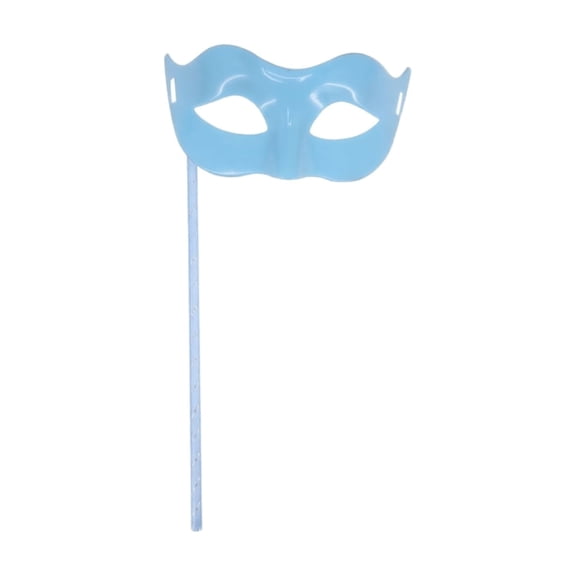 Masquerade Mask, Venetian Masquerade Mask On Stick, Half Face Hand‑Held Costume Mask for Halloween Party, Carnival, Mardi Gras, Prom, Photo Booth, Fancy Dress Cosplay Accessory for Evening Events