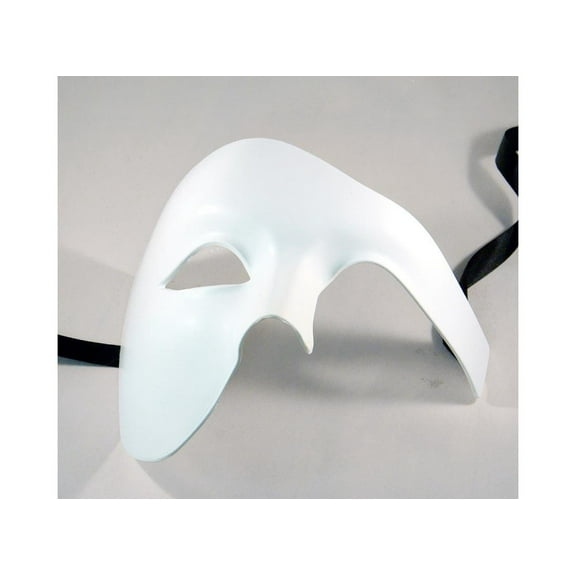 Masquerade Masks for Men White Phantom of the Opera Mask
