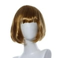 thumbnail image 1 of Masquerade Short Straight Hair Wig with GD Roll Synthetic Bob Style, 1 of 2