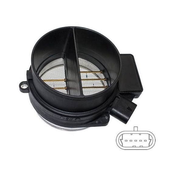 Mass Air Flow Sensor - Compatible with 2001 - 2006 GMC Sierra 2500 HD 2002 2003 2004 2005