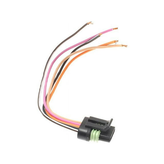 Mass Air Flow Sensor Connector - Compatible with 2001 - 2007 Chevy Silverado 2500 HD GAS 2002 2003 2004 2005 2006